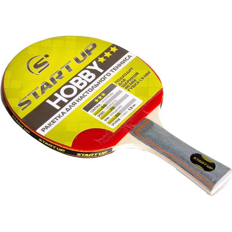 Ракетка для настольного тениса Start Up Hobby 3Star (9881) 283924