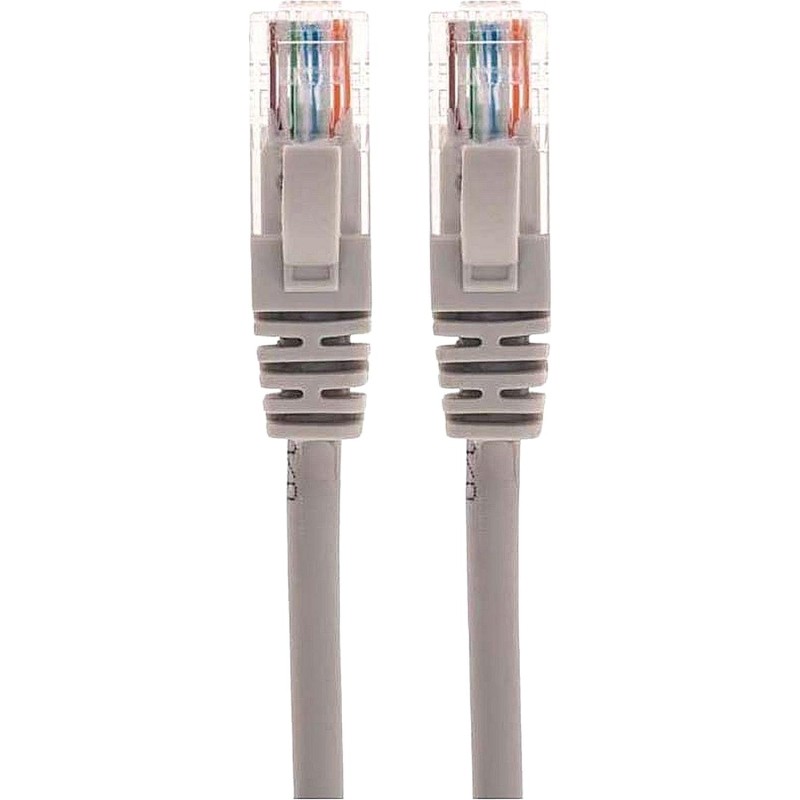 Патч-корд REXANT U/UTP, CAT 5e, 26AWG, LSZH, серый, 0,3м (02-0100-03)
