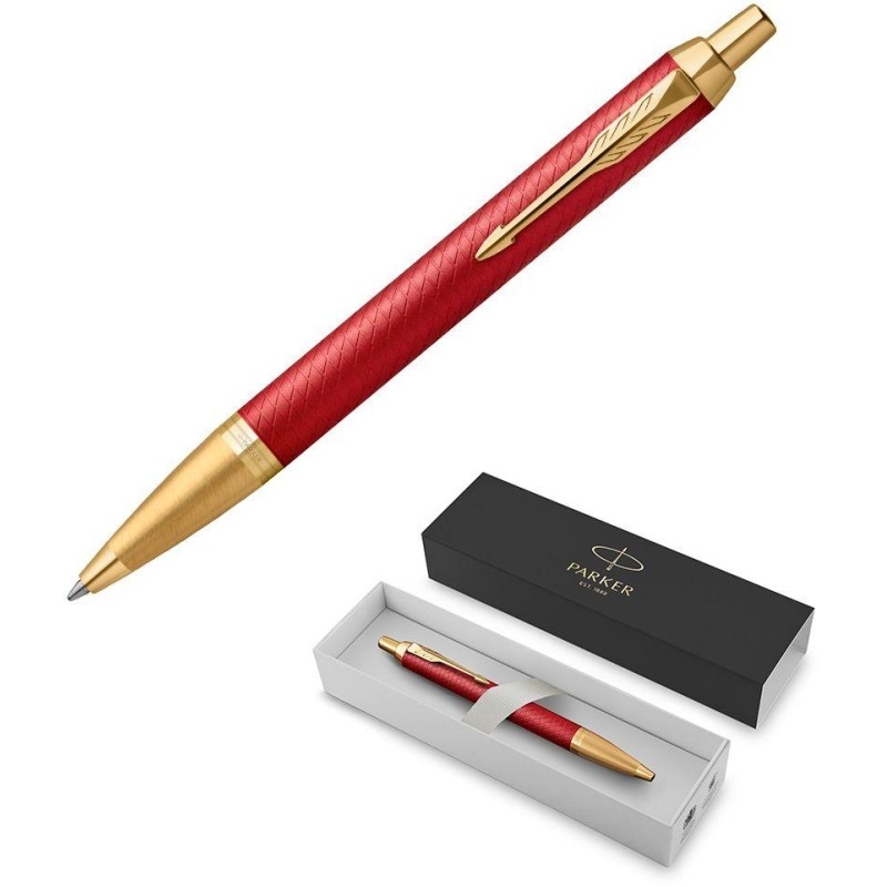 Ручка шариковая  &#039;Parker IM Premium Red GT&#039;,синий,в подар.уп.,Китай,2143644