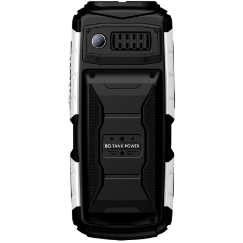 Мобильный  телефон BQ-2430 Tank Power Черный+Серебро