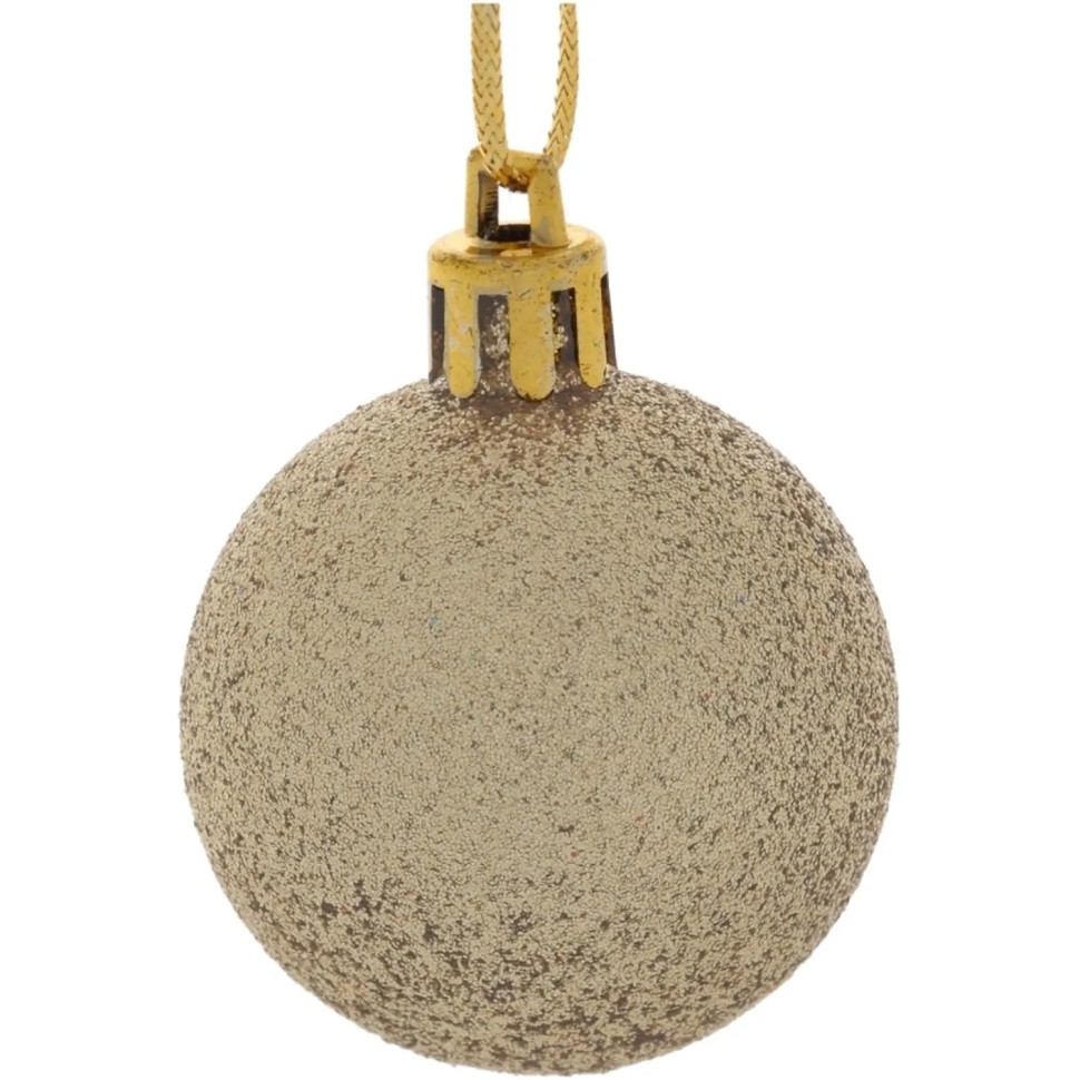 Набор шаров Украшение НГD 4 см, L9,5 W9,5 H10,5 см 12шт 753589