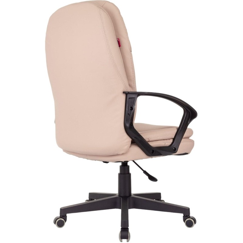 Кресло VB_EChair 668LT PU бежевый эко.кожа крестов. пластик