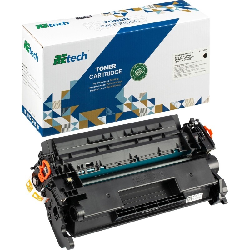 Картридж лазерный Retech 070 чер.для Canon LBP243/246 MF461/463/MF465
