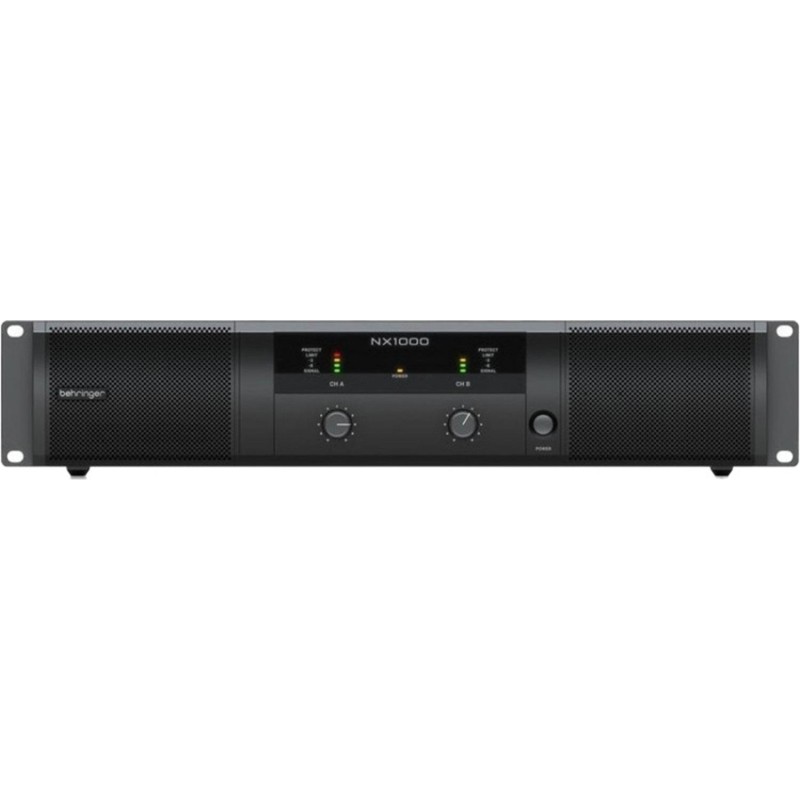 Усилитель мощности Behringer NX1000, D-класс. 2x500Вт (2Ом)