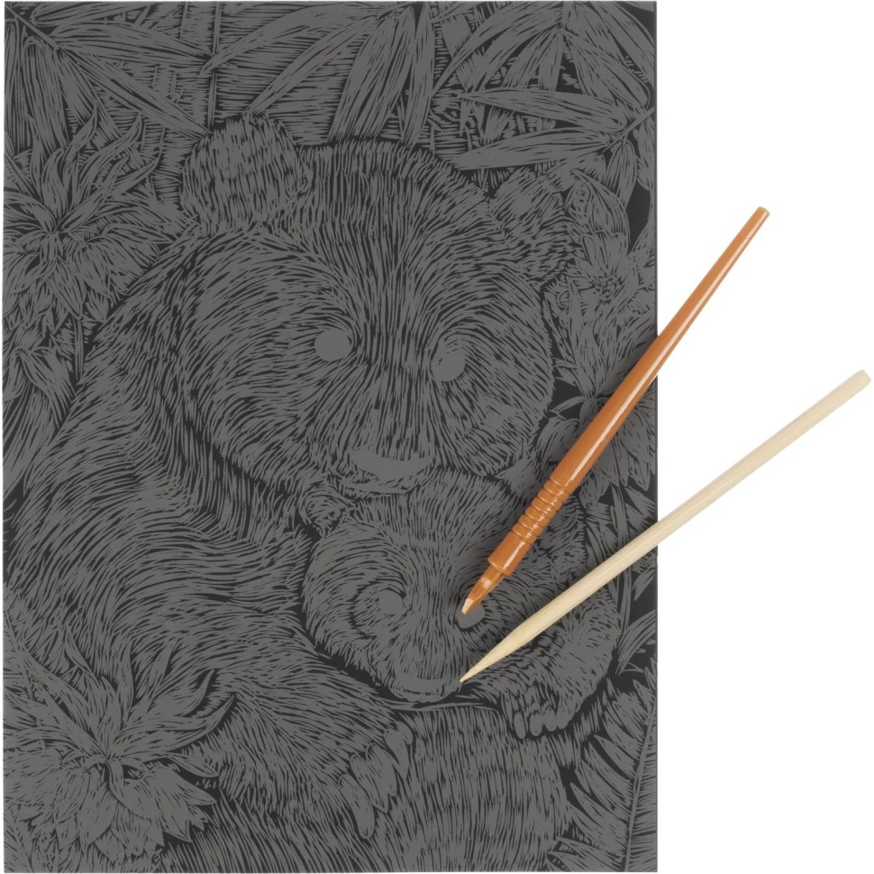 Гравюра Скретчинг панды, набор МУЛЬТИ АРТ SCRETCH-111541 Гравюра Скретчинг панды, набор МУЛЬТИ АРТ SCRETCH-111541