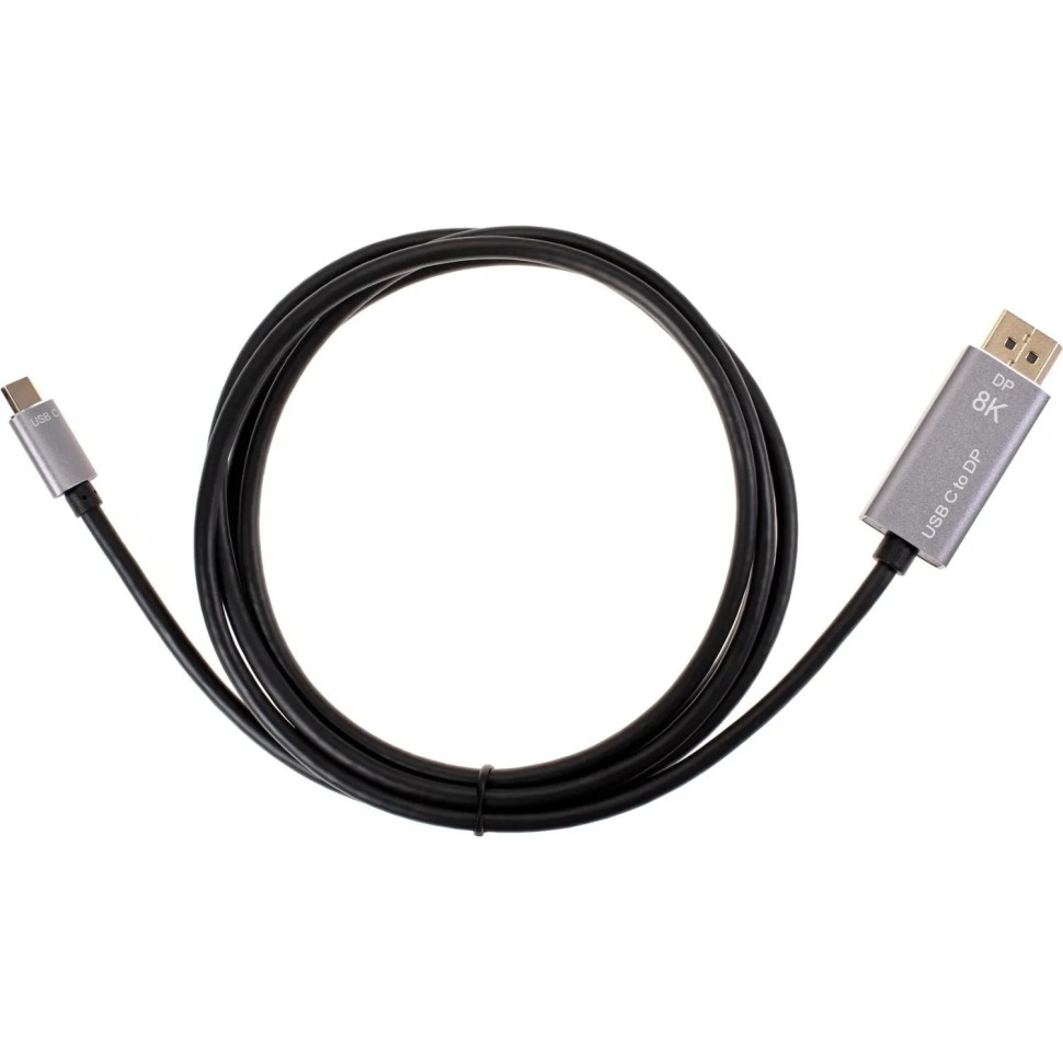 Кабель адаптер USB Type-Cm --> DP1.4v (m) 1.8m, VCOM <CU480MC-1.8M Кабель адаптер USB Type-Cm --> DP1.4v (m) 1.8m, VCOM <CU480MC-1.8M