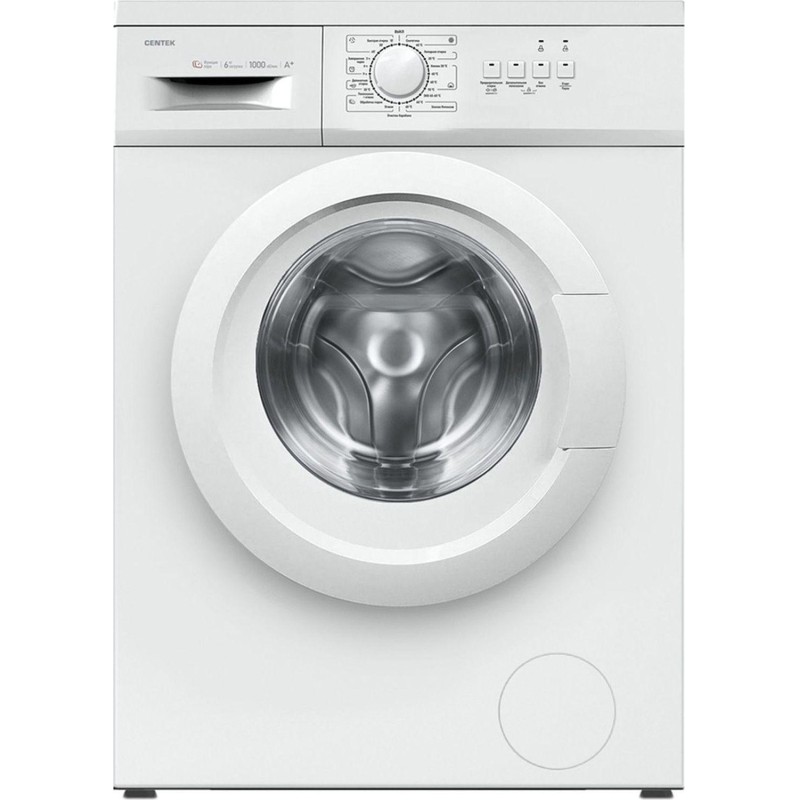 Стиральная машина Centek CT-1901 (белый) 1000 / 6кг / 40см / Пар / A