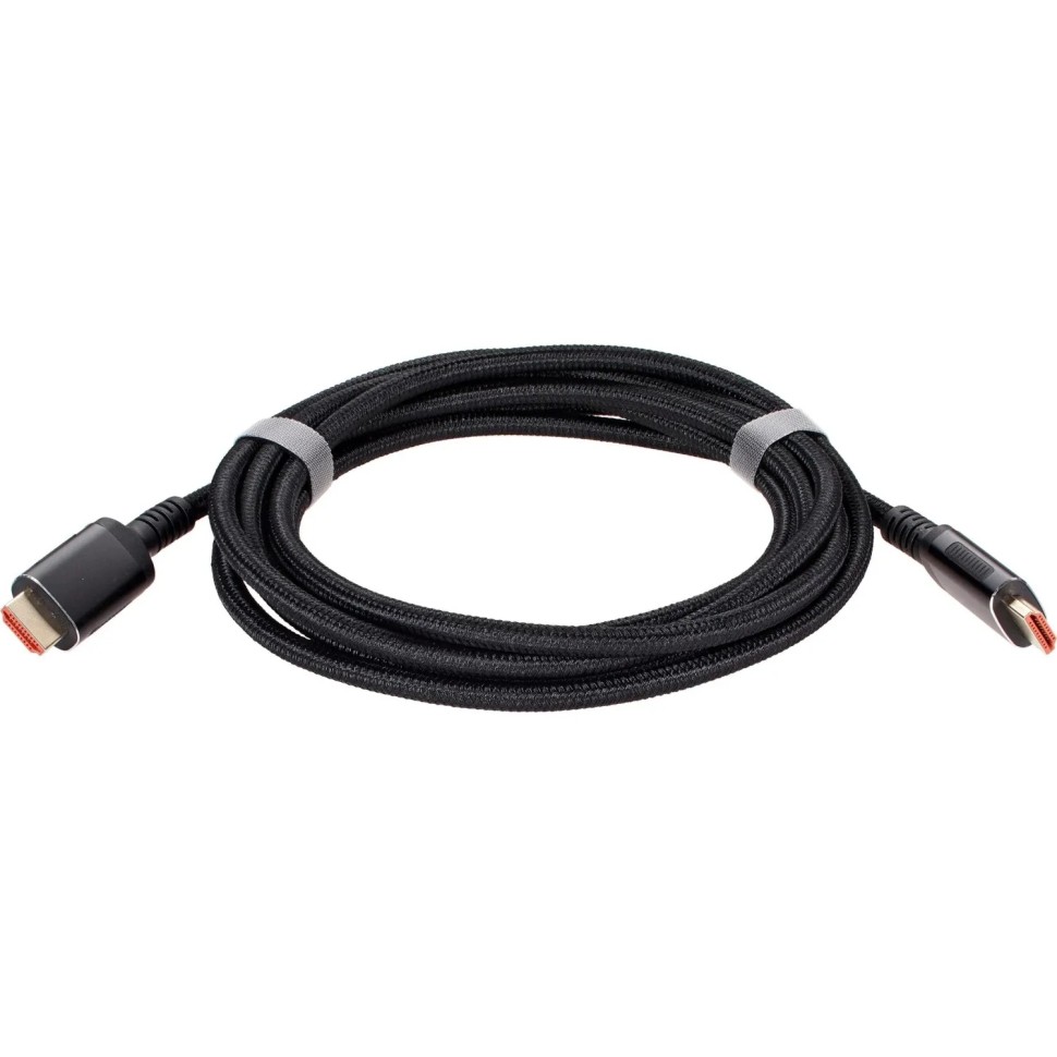 Кабель HDMI 19M/M,ver. 2.1 8KX60Hz (Econom) оплетк 3m iOpen <ACG859B-3.0 Кабель HDMI 19M/M,ver. 2.1 8KX60Hz (Econom) оплетк 3m iOpen <ACG859B-3.0