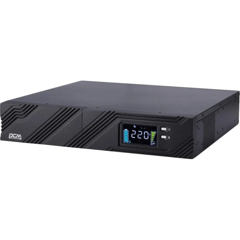 ИБП Powercom SPR-2000 LCD, Line-Int, 2000Ва/1600Вт,(8 C13)/( 1 C19)