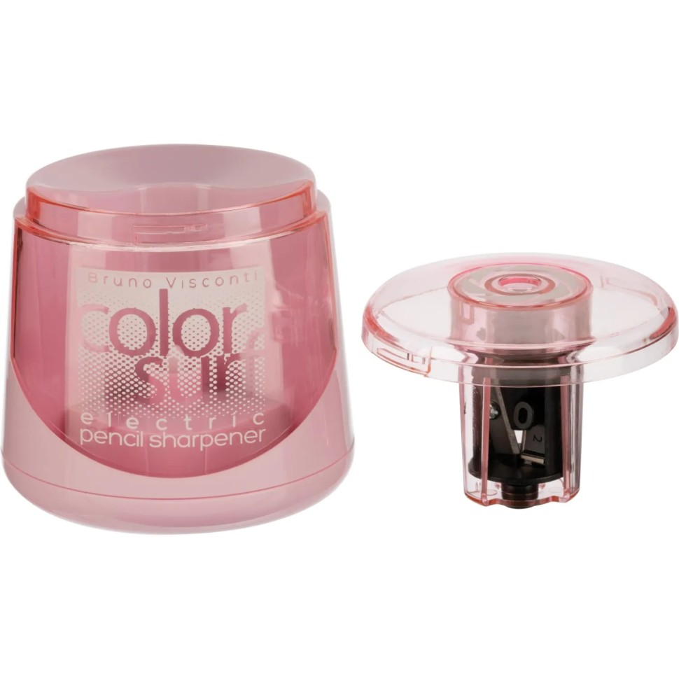 Точилка электрическая с контейнером ColorSurf, 1отв, пит. от батар, 35-0079