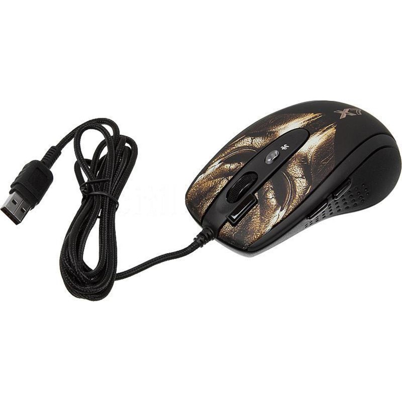 Мышь компьютерная A4Tech XL-750BH рисунок лазерная (3600dpi) USB2.0 (6кн)