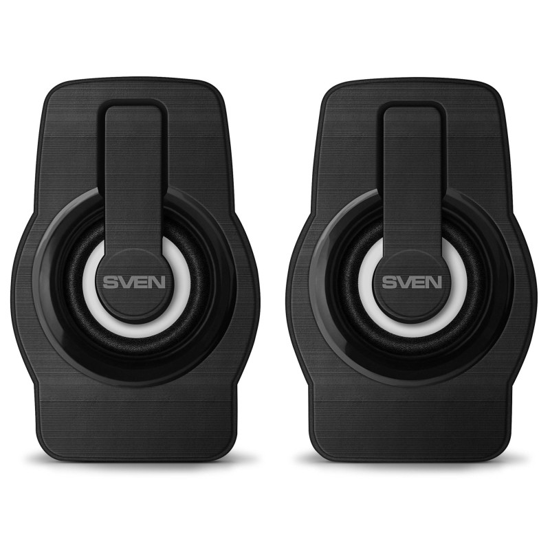 Акустическая система 2.0 SVEN 255, черный, USB, 2x3 Вт(RMS), подсветка