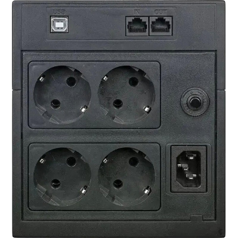 ИБП Powercom Raptor RPT-1025AP LCD 1025ВА/615Вт, 4xEURO