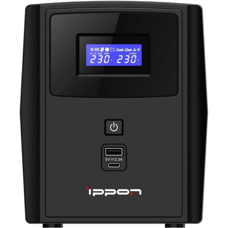 ИБП Ippon Smart Power Pro II 2200 1200Вт/2200ВА, 4xC13 черный(1005590)