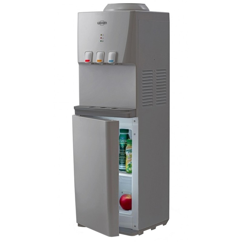 Кулер для воды  VATTEN V46SKB, компрессорный, с холодильником, серебро