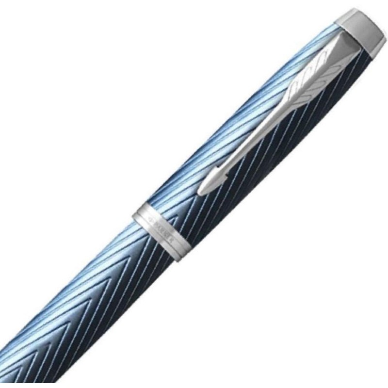 Роллер Parker IM Premium Blue Grey СT, черный,в подар.уп, 2143648
