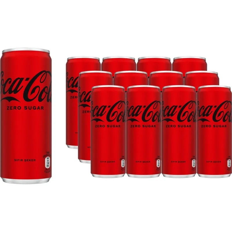 Напиток Coca-Cola Zero Грузия газ ж/б 0,33л