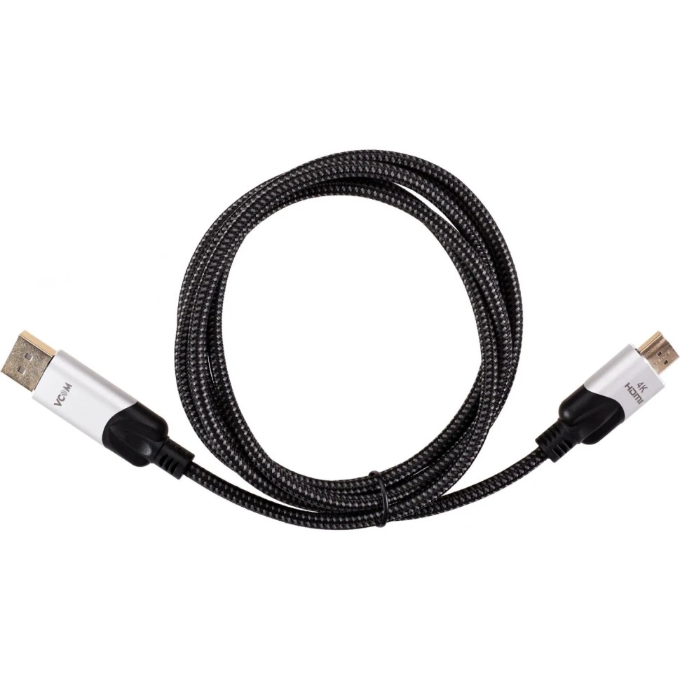 Кабель -переходник DisplayPort M-&gt; HDMI M 4K@60Hz 1.8m VCOM (CG608M-1.8M)