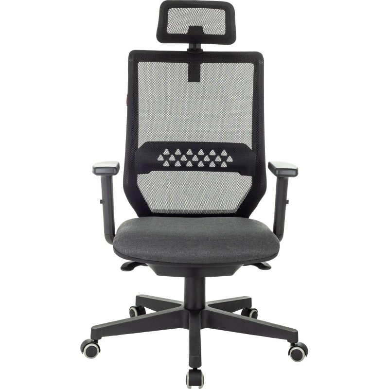 Кресло VB_EChair 663 TC-H черный TW-01 38-418 сетка/ткань