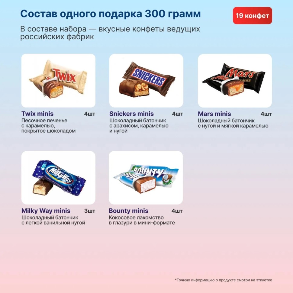 Новогодний сладкий подарок Moroz Бутылка 300 грамм, K022