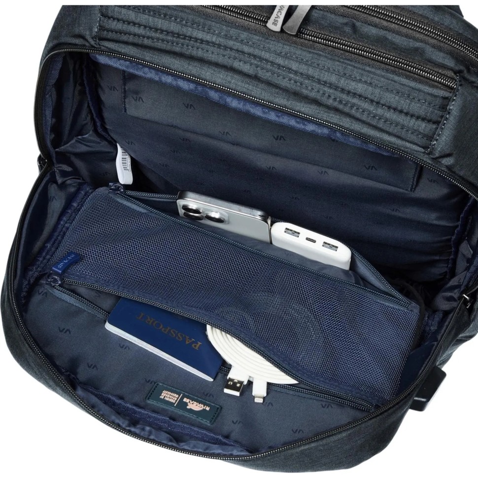 Рюкзак для ноутбука RIVACASE 8365 black Biscayne-ECO 17.3 (25л) Рюкзак для ноутбука RIVACASE 8365 black Biscayne-ECO 17.3 (25л)