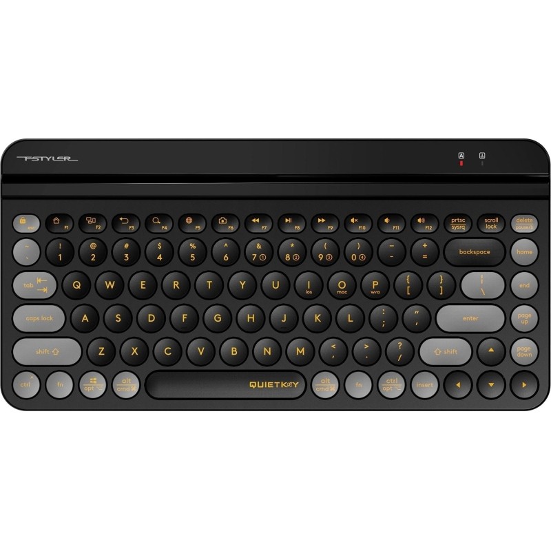Клавиатура A4Tech Fstyler FBK30 черный/серый USB/BT(FBK30 BLACKCURRANT)