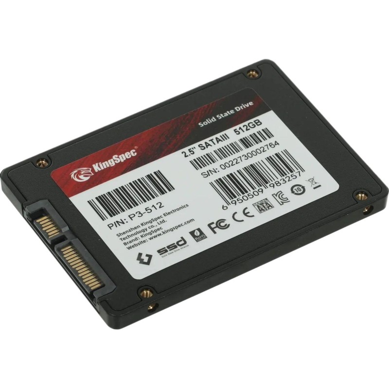 SSD Накопитель Kingspec SATA-III 512GB 2.5(P3-512)