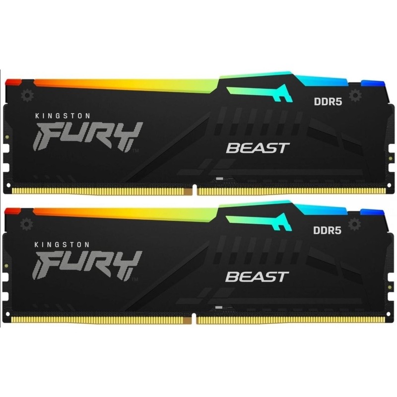Модуль памяти Kingston FURY DDR5 DIMM 16Gb(2x8Gb)6000Мгц(KF560C30BBAK2-16)