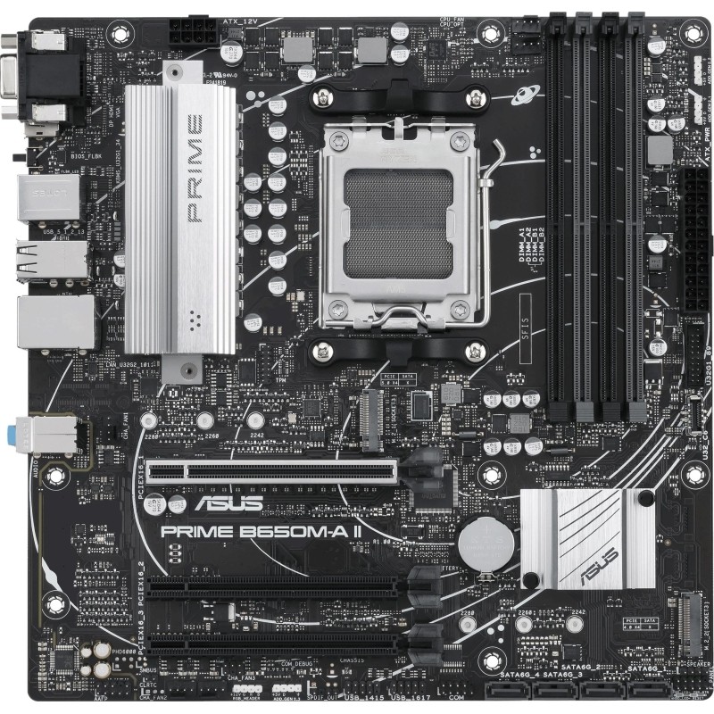 Материнская плата ASUS PRIME B650M-A II-CSM AM5 4xDDR5 mATX