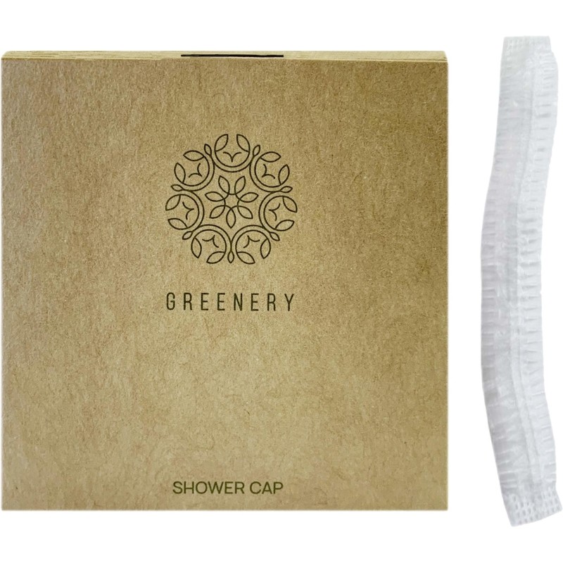 Шапочка для душа GREENERY ,картон,250шт