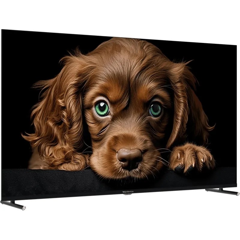 Телевизор 50 Topdevice TDTV50CQ08U_BK, QLED, UHD, смарт (WildRed)