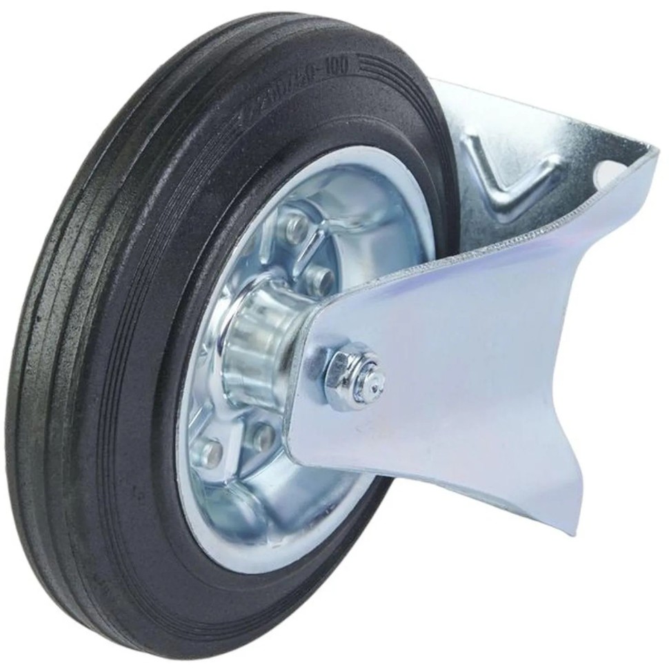 Колесо неповоротное усиленное резина FRC 80 200мм 1027193