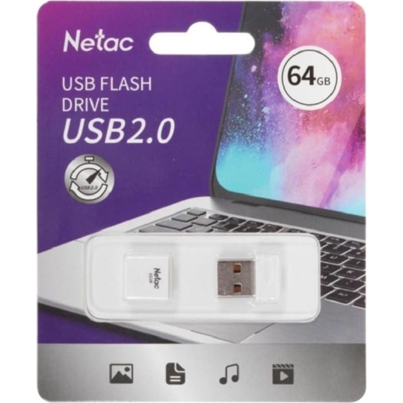 Флеш-память Netac USB Drive U116 USB2.0 64GB, retail version