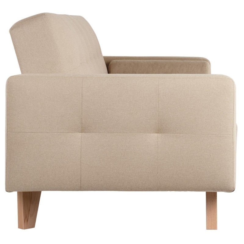 Диван ХД Finsoffa SELVIK Relax 3,раскл.2подушки,тк.рог UNO Beige бежевый
