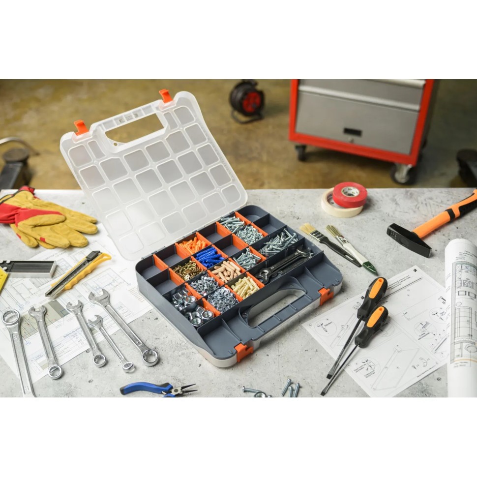 Органайзер Blocker  Expert 13 двухсторонний серо/оранж. BR383410026