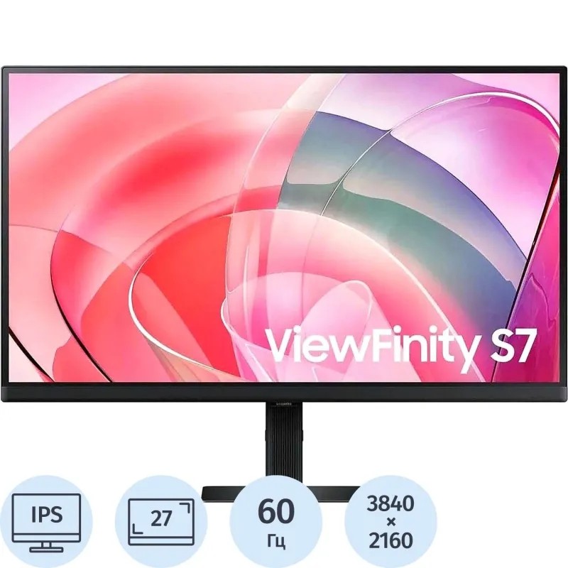 Монитор Samsung (LS27D700EAIXCI)27/4K UHD/IPS/60Hz/350cd/5ms/HDMI/DP