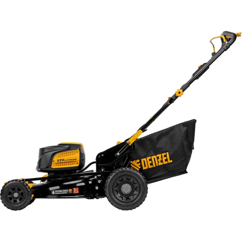 Газонокосилка аккумуляторная DENZEL RLMS560-62 самоходная (58920)