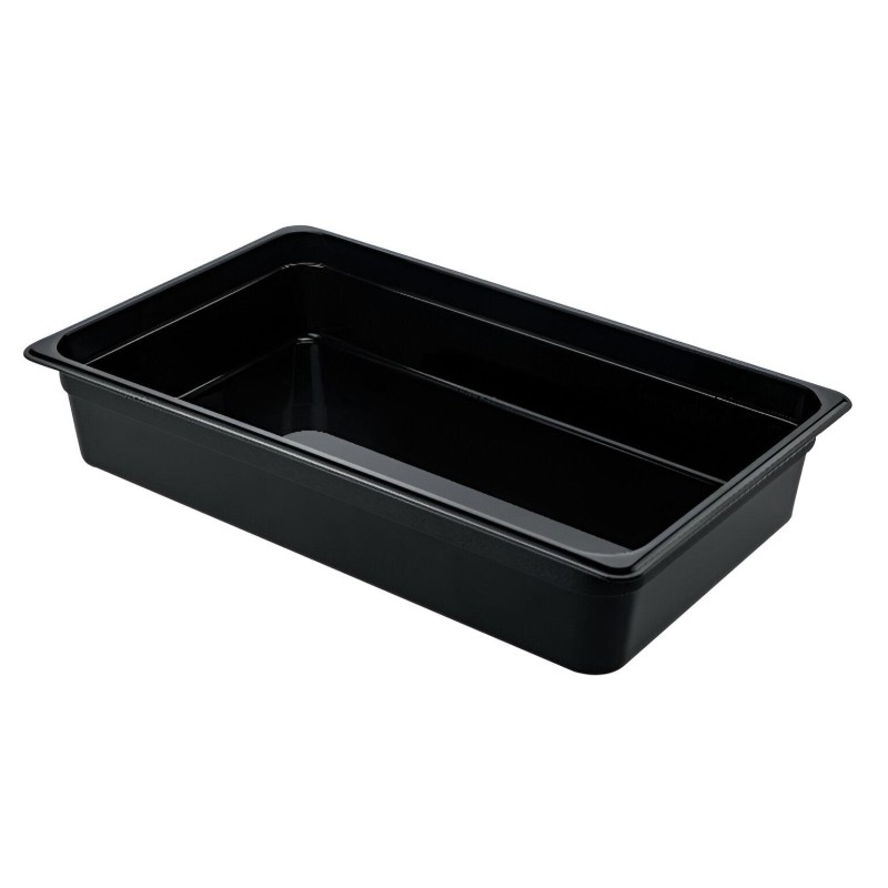 Гастроемкость Restola полипроп 1/1х4&#039;&#039; (100мм) 530х325 черная, 422100113