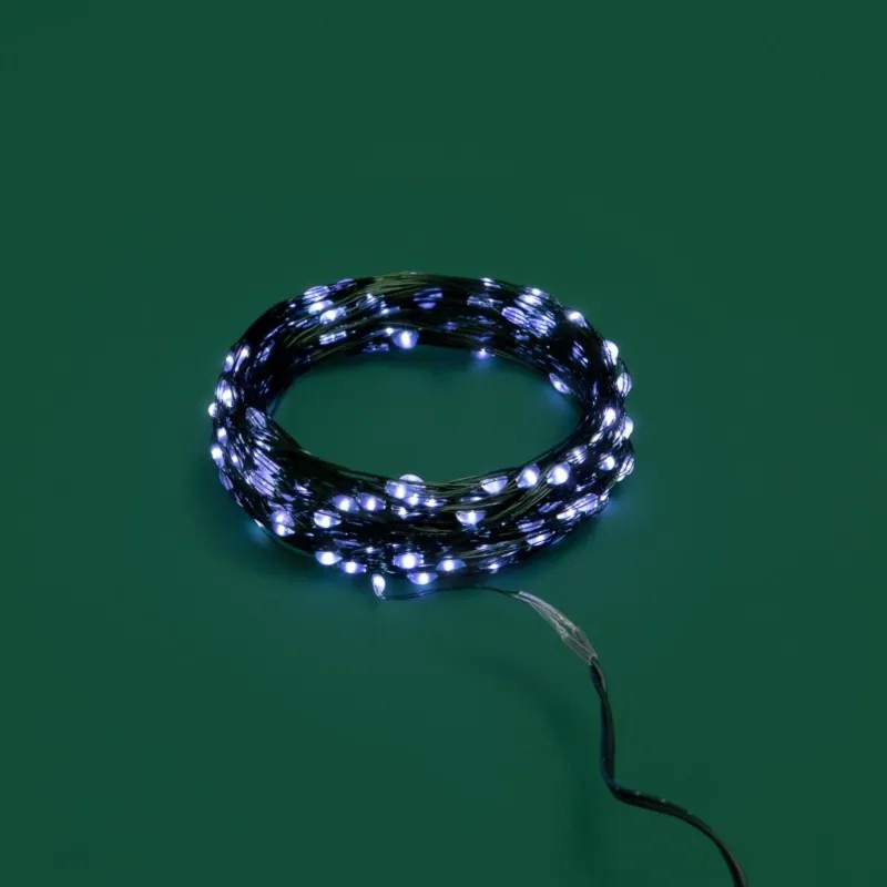 Гирлянда светодиодная Роса с контроллером 20м, 200LED, БЕЛЫЙ, IP20,303-265