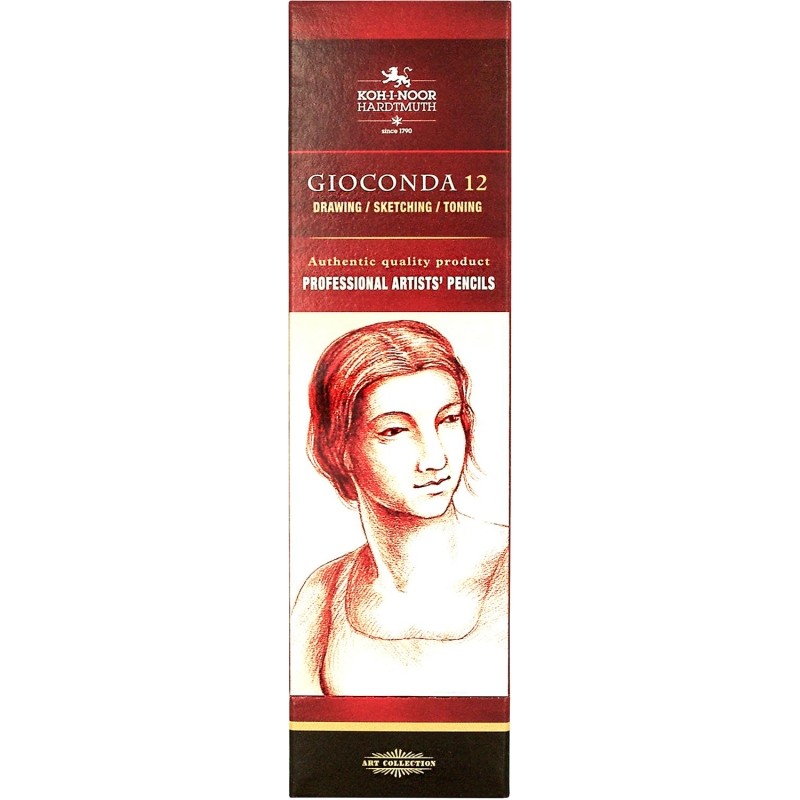 Уголь для рисования KOH-I-NOOR GIOCONDA EXTRA HB белый каранд.8812003003KS