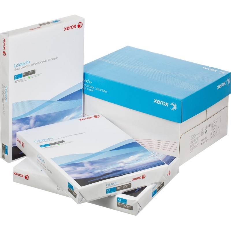 Бумага для цв.лазер.печ. Xerox Colotech + ( A3, 90 г/кв.м, 500)