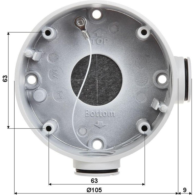 Коробка монтажная Hikvision DS-1260ZJ