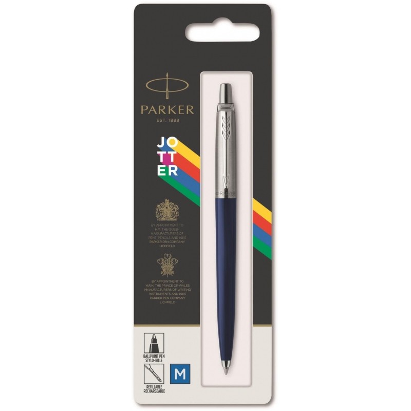 Ручка шариковая Parker Jotter Originals Navy Blue син.стерж. Блист. 2123427