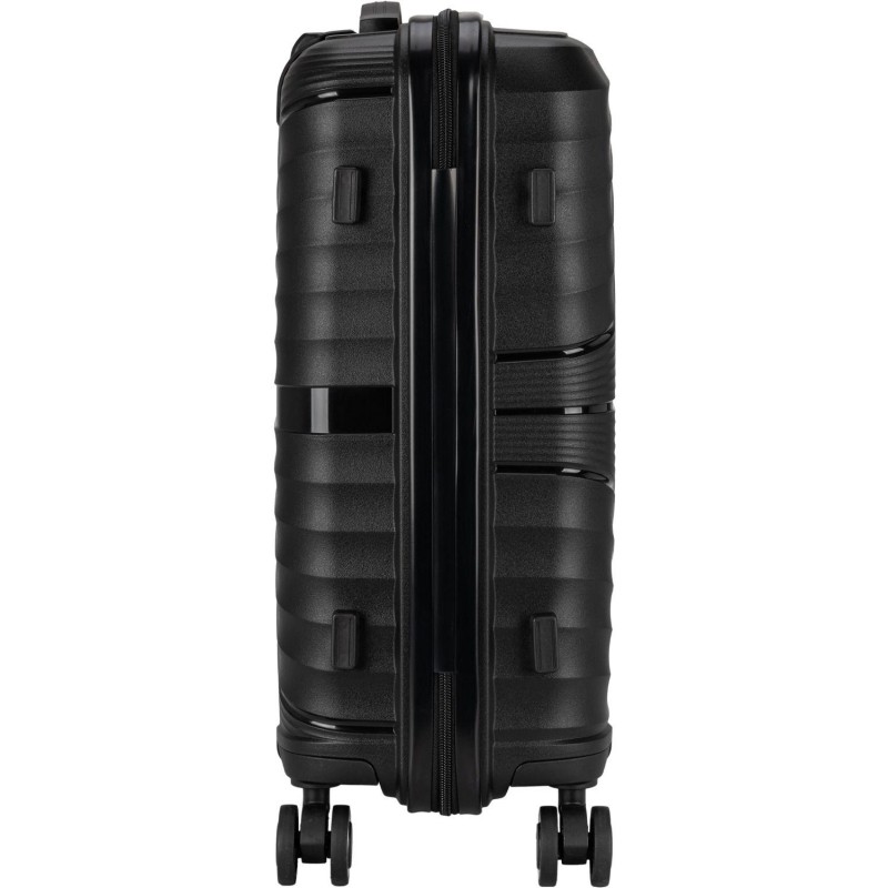 Чемодан TORBER Nevo, черн, полипроп, 40 х 25 х 55 см, 32 л, T2207S-Black