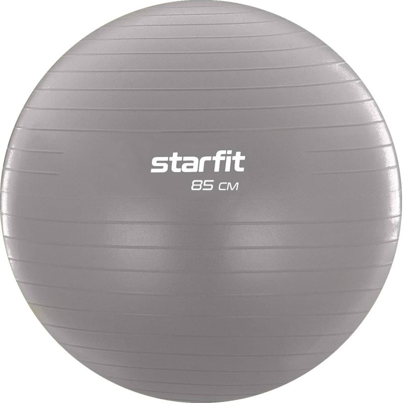 Фитбол STARFIT GB-108 85см, 1500гр, антивзрыв,тепло-сер пастель,УТ-00020579
