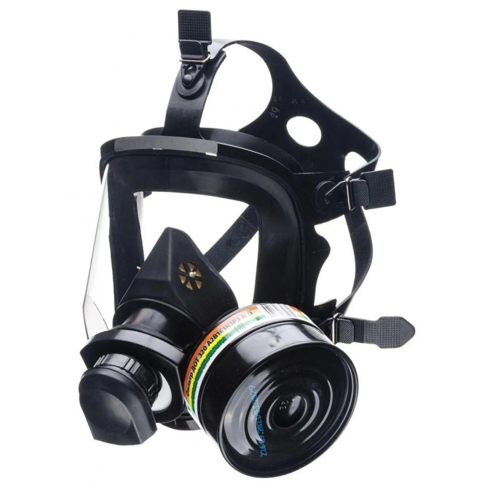 Противогаз фильтрующий ДОТ 320 А2В1Е1К1Р3 R D с маской МАГ-3Л