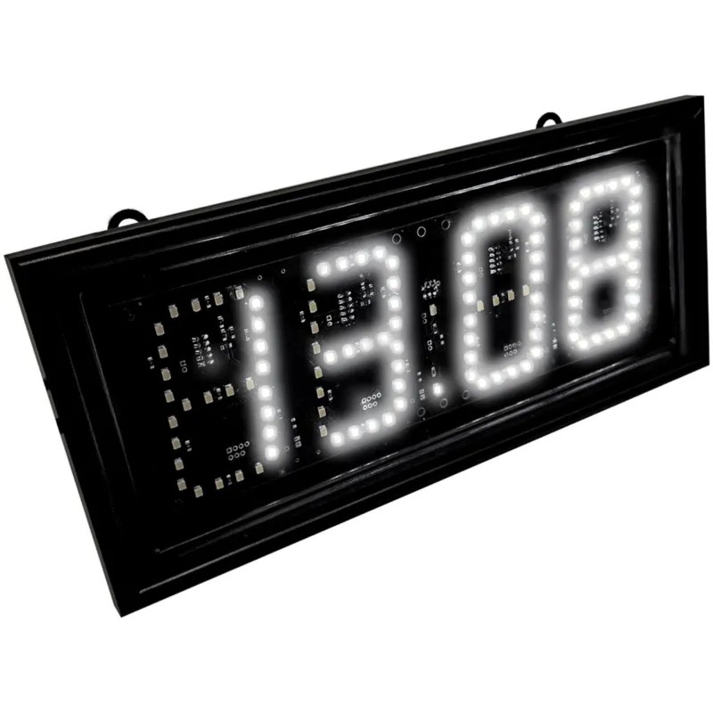 Часы электронные 408-W, цвет свечения белый 0,5Кд, 320x140x53мм