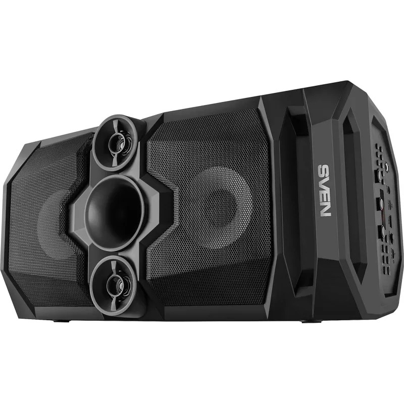 Акустическая система Sven PS-650, 2x25Вт, FM/USB/microSD, LED, аккум