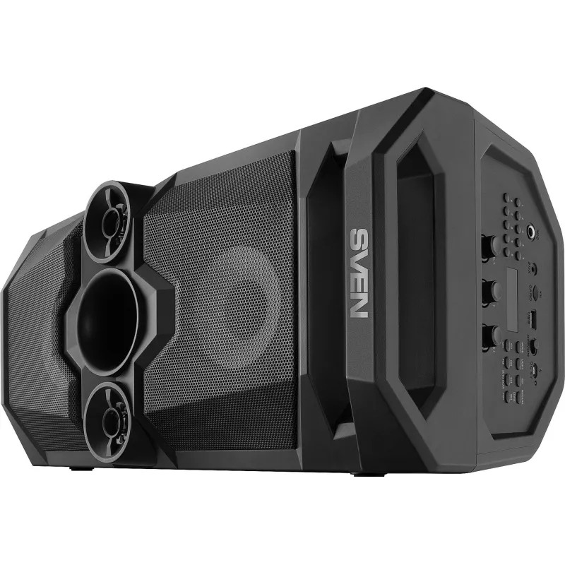 Акустическая система Sven PS-650, 2x25Вт, FM/USB/microSD, LED, аккум