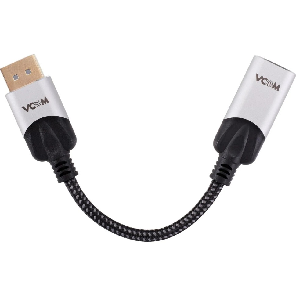 Адаптер DisplayPort(M) ---> HDMI(F) 0.15m 4K@60Hz VCOM <CG621M-0.15 Адаптер DisplayPort(M) ---> HDMI(F) 0.15m 4K@60Hz VCOM <CG621M-0.15